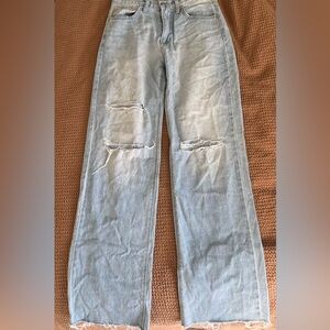 JBD Light Wash Distressed Jeans Size 26